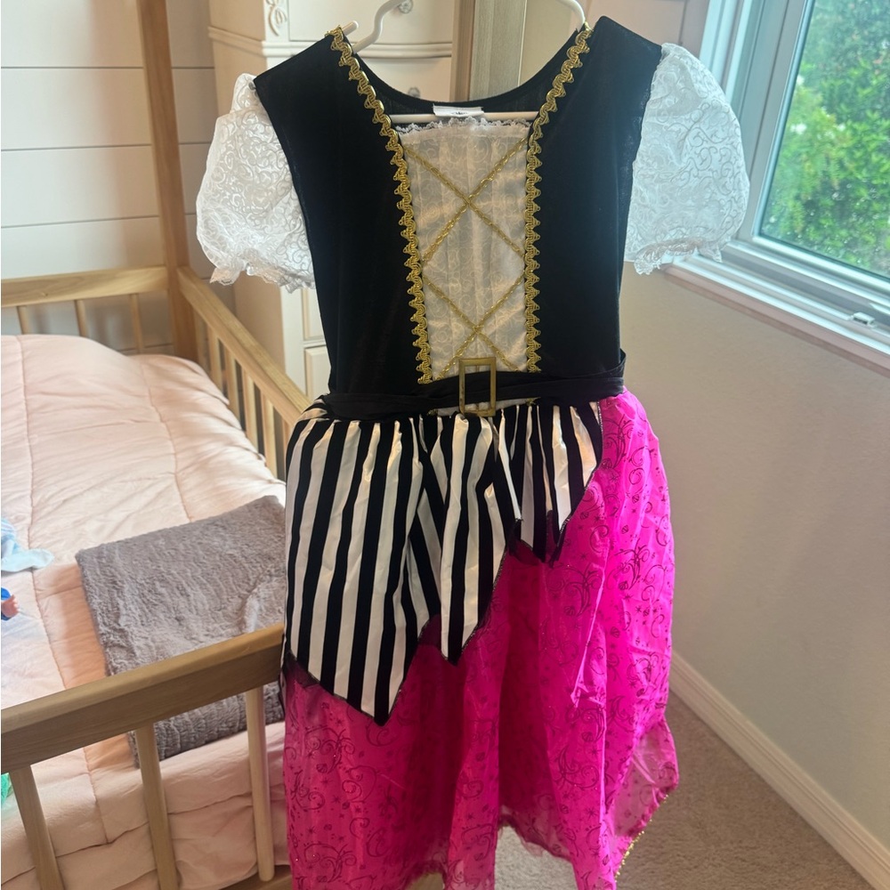 Disney Pirate Costume with Pink and Black